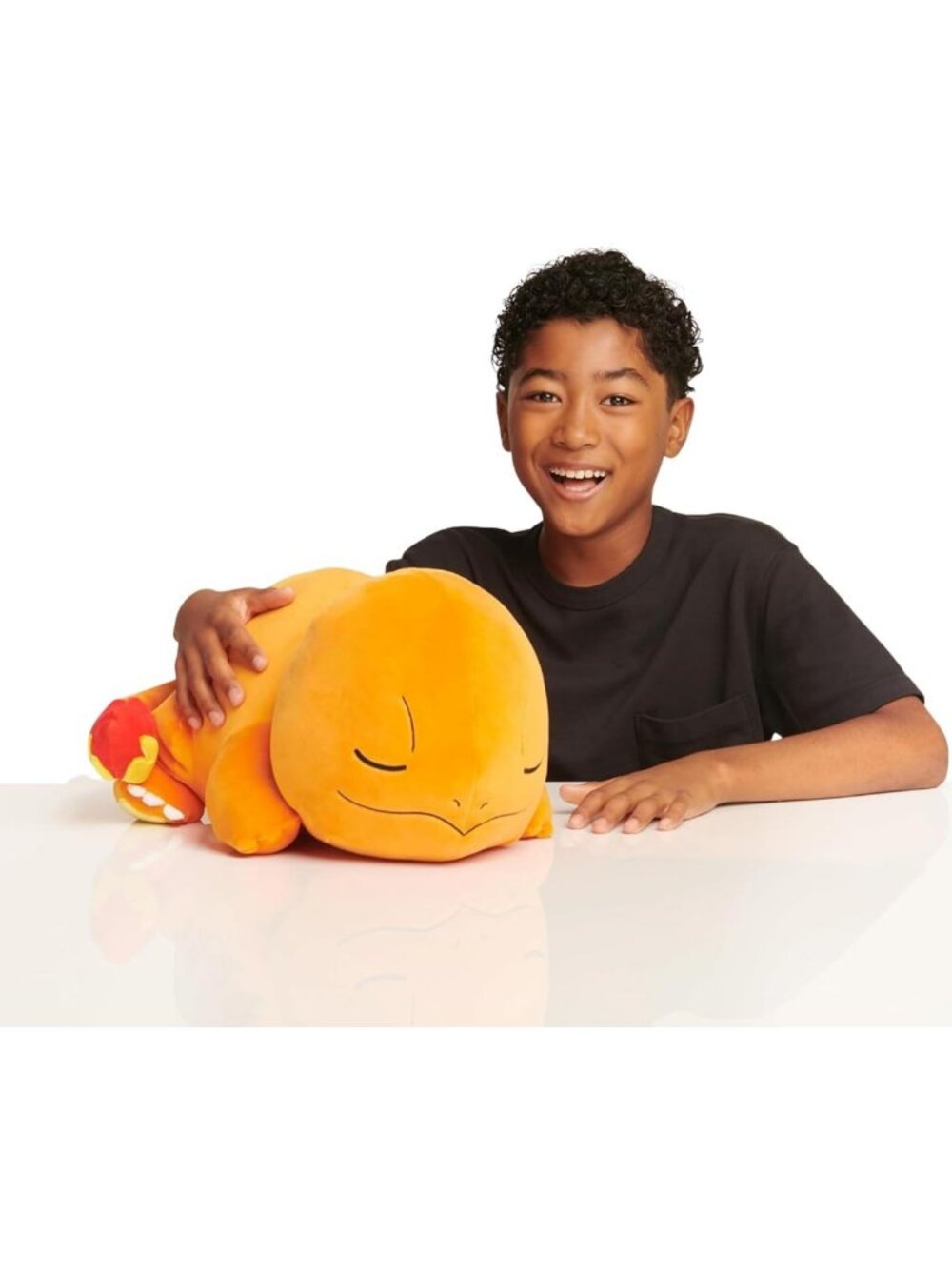 18-Inch Sleeping Charmander Plush Toy - Soft, Cuddly, Perfect for Collectors